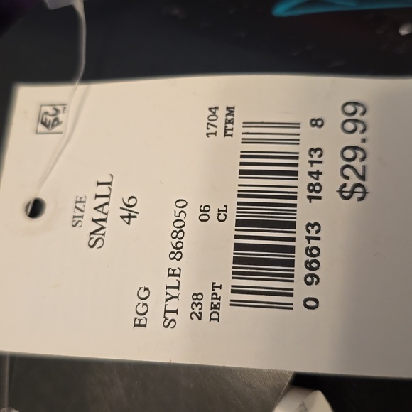 #43 Aqua green swimsuit  top tankini Set size small - Picture 4 of 9